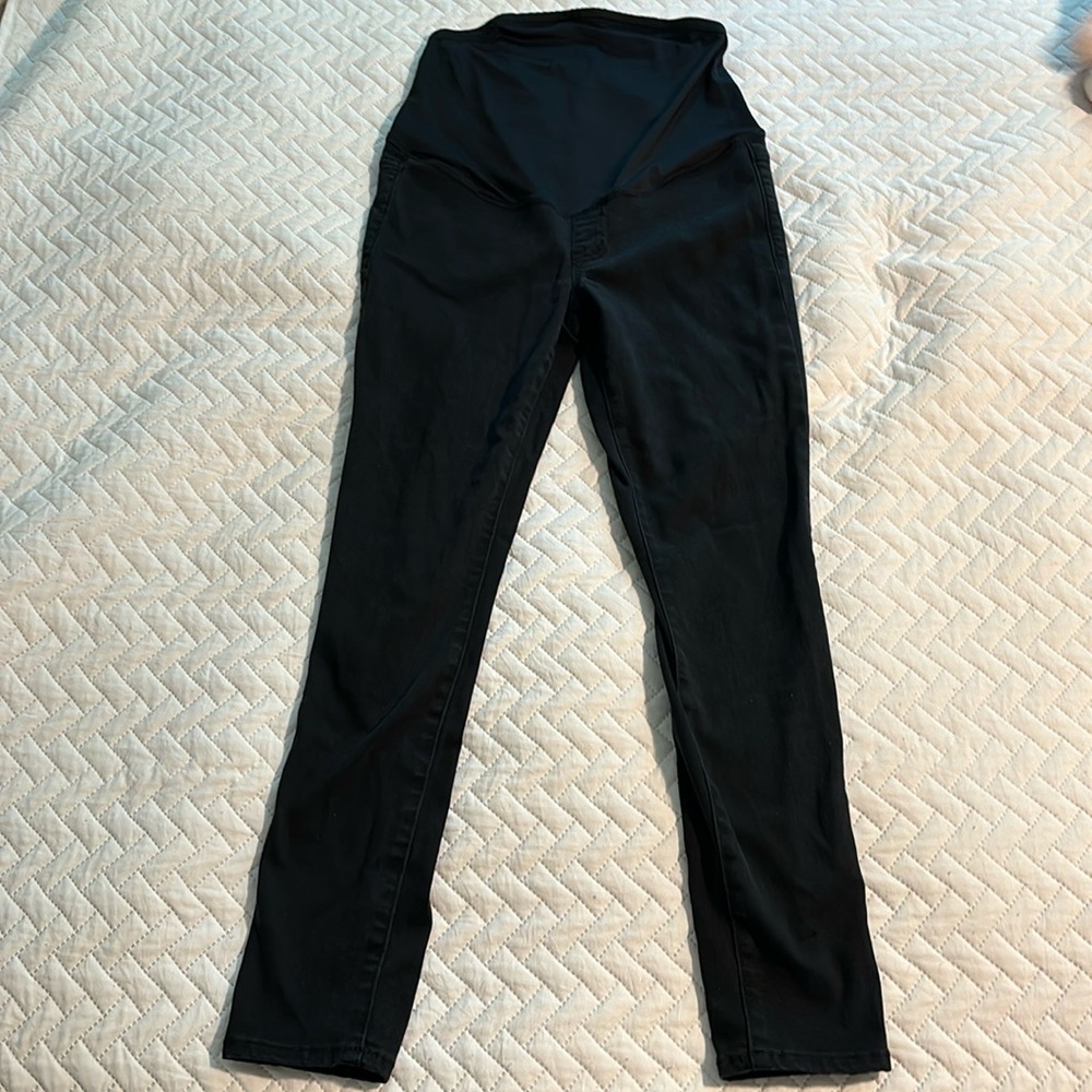 Madewell maternity over the belly skinny jeans